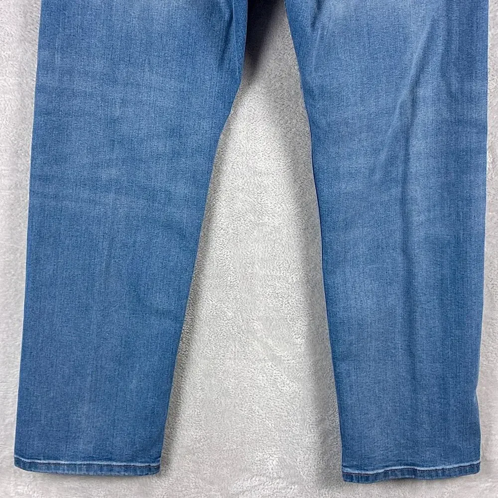 Levis 506 Jeans Men 36x30 Faded Whiskered Straight Leg Classic Preppy